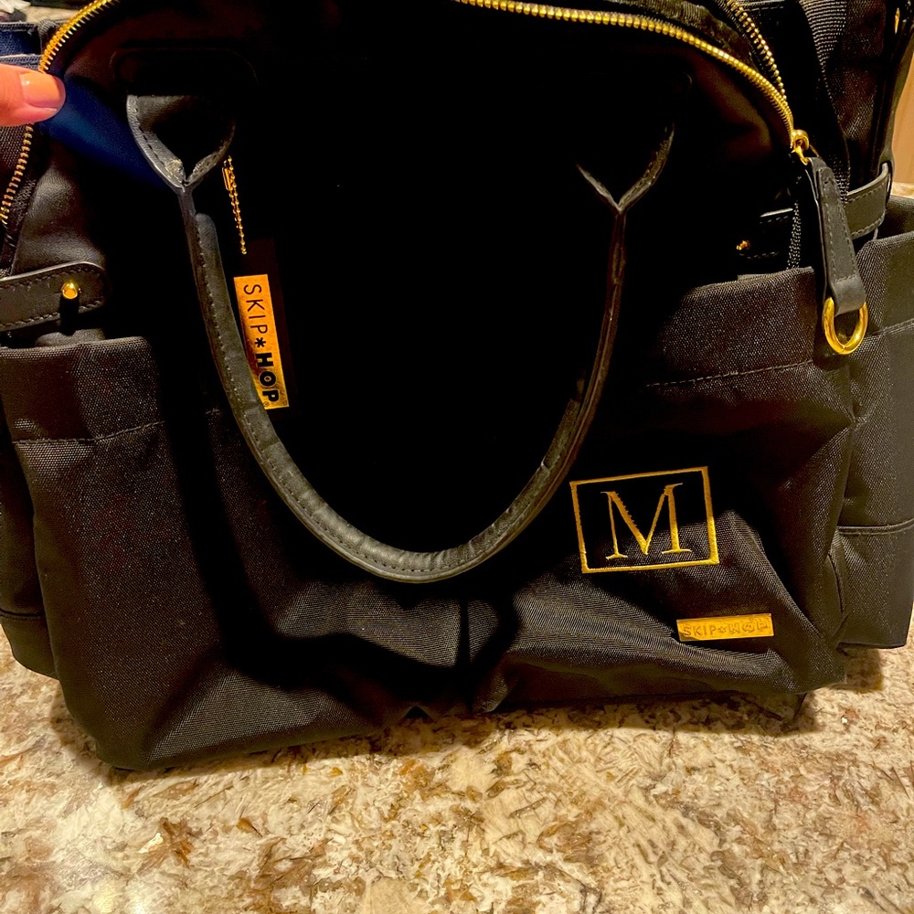 Skip hop diaper bag from Pottery Barn